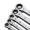 Dapetz ® Ring Spanner Wrench AF/Imperial/SAE Imperial Reversible Ratchet 5