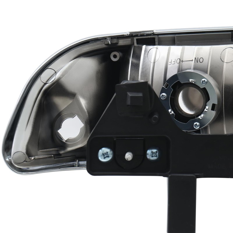 MOSTPLUS Headlight Assembly Compatible for 1998-2004 Chevy S10 Pickup/Chevy Blazer