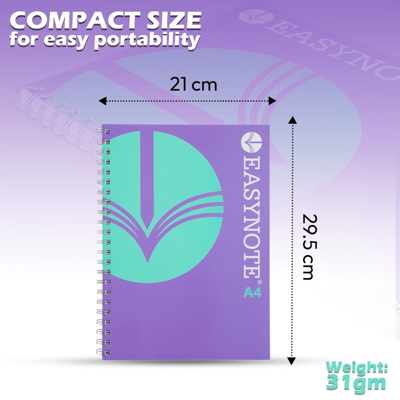 HOVUK Wire-Bound Spiral Notebook Journal, Composition Notebook with Pre-Perforated Pages,