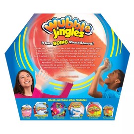Wubble Jingles BOING! Inflatable 30" Bubble Ball Makes Sounds with Every Bounce!