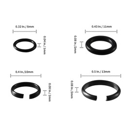 10-Pack 1/2" and 3/8" Impact Retaining Ring Clip with O-Ring for Milwaukee Electric or Pneumatic Impact Wrenches, Includes Anvil Retaining Ring Install Tool, Compatible with Cordless and Air Wrenches