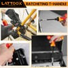 Metric Ball End Hex Bit Set with T Handle Ratchet