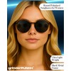 grinderPUNCH Classic Retro Sunglasses for Women Men, UV400 Protection Lens