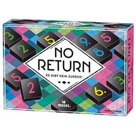 No Return “Es gibt kein Zurück!” Board Game for the Whole Family with 132 High-Quality Game Pieces (German Language)