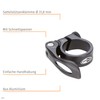Off-Limit Seat Post Clamp with Large Lever - Black