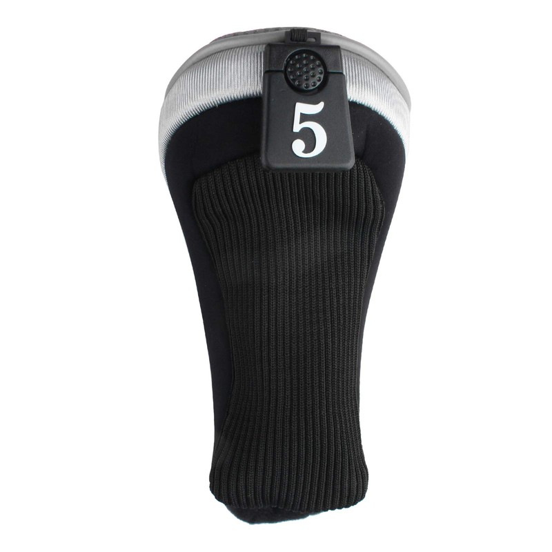 Andux Wood Golf Headcovers Golf Wood Driver Headcovers with Interchangeable