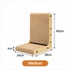 L-Shaped Cat Scratcher for Indoor Cats – Double-Tier Wood Scratching