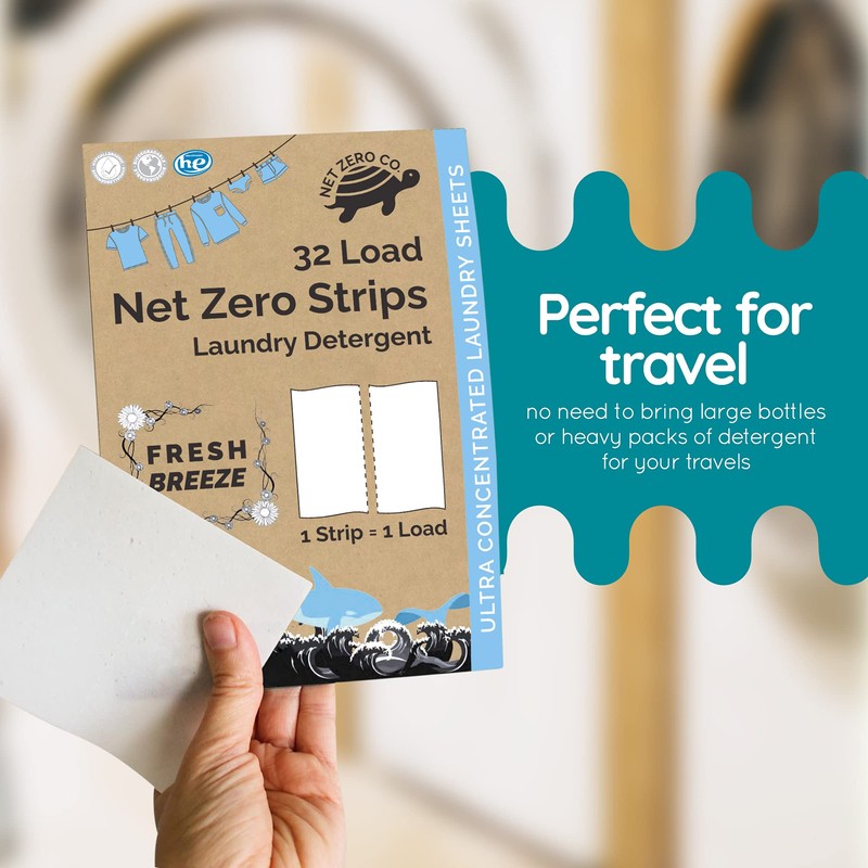 Net Zero Co. - Net Zero Strips, Laundry Detergent Strips,