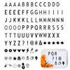 CAREDGO Pack of 104 Light Box Letters, LED Lightbox Alphabet