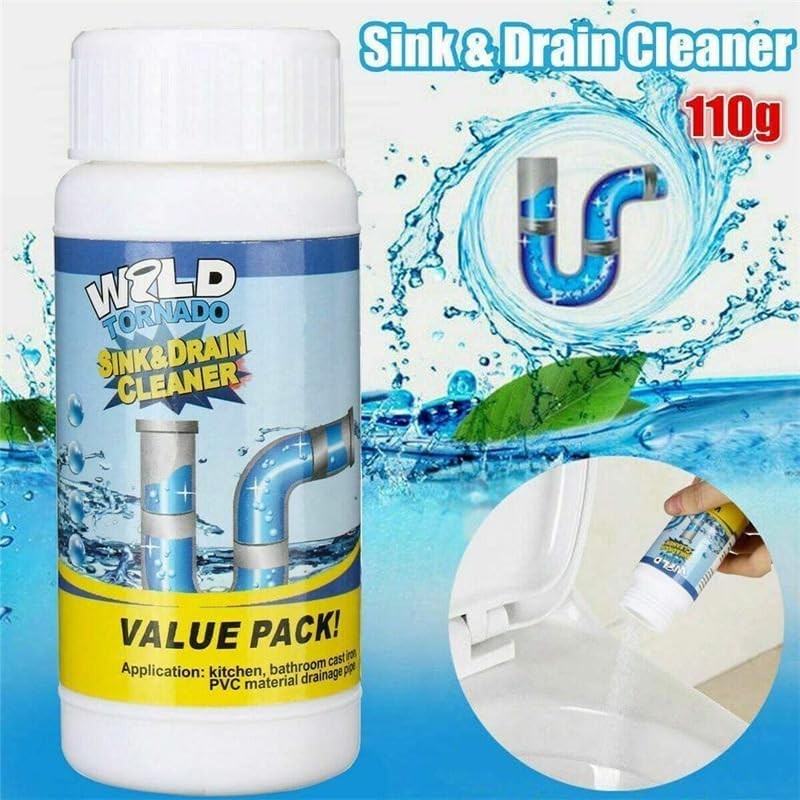 Sink and Drain Cleaner, Wild Tornado Pipe Dredge, Drain Cleaner