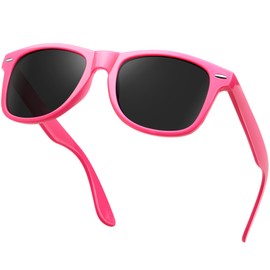 KANASTAL Polarized Sunglasses for Women Men Classic Square Sun Glasses with UV400 Protection Trendy Pink Shades for Fashion Outfit