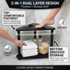 Shower Foot Stool for Shaving Legs, 15.7" W x 9.4"