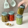 NETANY 6-pack 16oz Glass jars with Airtight Lids, Overnight Oats