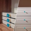 uxcell 2 Pcs Crystal Cabinet Knobs 24 mm Drawer Pulls