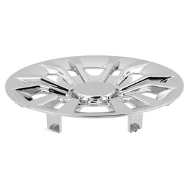 FUNOMOCYA Car Wheel Center Cap: Chrome Golf Cart Rim Hubcap Covers - Wheel Center Caps for Electric Vehicles Forklifts & Golf Carts