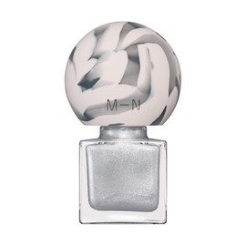 MN Creatures Nail 05 YETI Metallic Silver Integrates with Silver World, 3.3 fl oz (10 ml), Quick Drying, Nail Care Formulation, Flat Brush Type