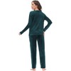 Women Velour Lounge Set 2 Piece Velvet Pajama Set Sweatsuit