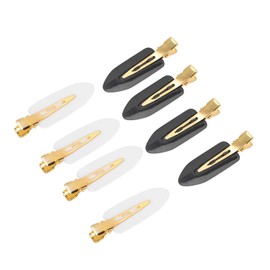 8 Pinzas Cabello con Pasador sin Costuras Arrugas, Pinzas para Cabello sin Arrugas ​para Peinado, Flequillo, Ondas, Aplicación de Maquillaje