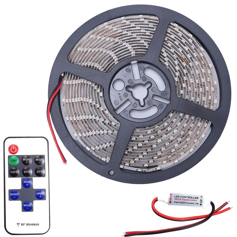 SHENKENUO 16 Feet Blue Waterproof 2835 300 LED SMD Flexible