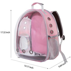 XZKING Pet Backpack Carrier Bubble Backpack,Space Capsule Cat Carrier Dog Hiking,Small Dog Backpack Carrier for Cats and Puppies Airline Approved Travel Carrier Outdoor Use