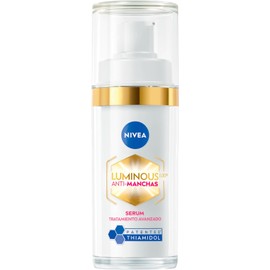NIVEA LUMINOUS630 Anti-manchas Serum Facial tratamiento avanzado (30 ml) - Con Ácido Hialurónico, para una Piel Luminosa sin Manchas por Edad, Solares ni Hormonales