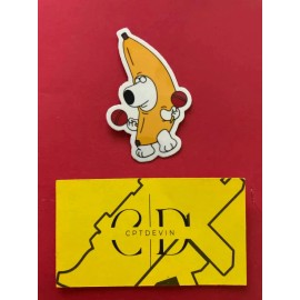 Brian Griffin V2 - PEANUT BUTTER JELLY TIME!!! Waterproof Sticker | Family Guy