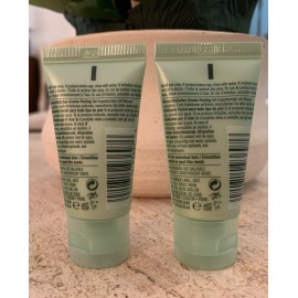 Clinique 2x Clinique 7 Day Scrub Cream Rinse-Off Formula Large Travel Size Tube 1oz /30ml