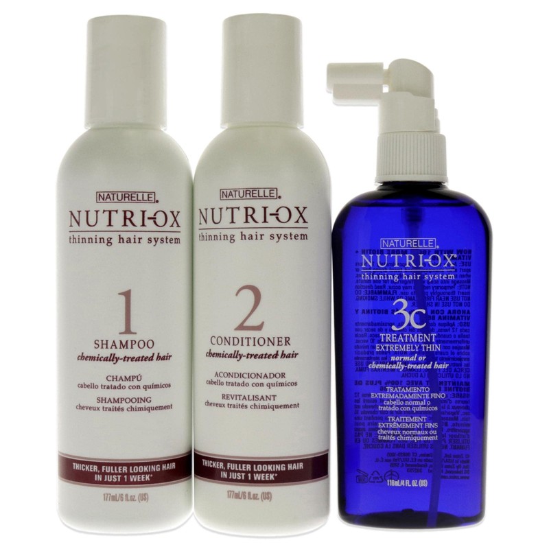 Nutri-Ox Extremely Thin Chemically Treated Hair Starter Kit For Unisex