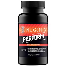 Elikadur- Nugenix Perform, ?xido N?trico y Refuerzo de Vitalidad para Hombre 63ct, Pastilla
