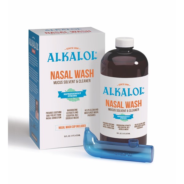 Alkalol Alkalol - A Natural Soothing Nasal Wash, menthol, 2
