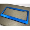 Special Edition Anodized Aluminum CAR License Plate Frames - Blue