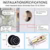 Smart Door Lock - 4-in-1 Keyless Entry Door Knob with