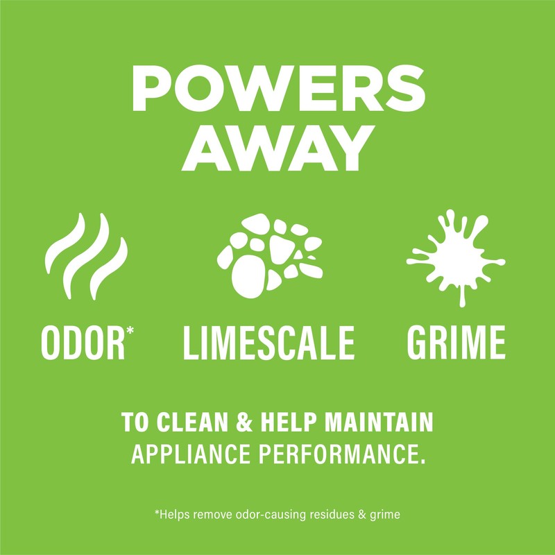 Affresh Dishwasher Cleaner, Helps Power Away Odor Causing Bacteria, Limescale,