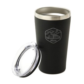 Afora Tumbler, Stainless Steel Bottle, Outdoor, Hot or Cold Insulated, Vacuum Insulated, With Lid, 16.5 fl oz (470 ml) (Pink)