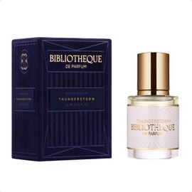 Bibliotheque de Parfum - Thunderstorm - Long Lasting Fragrance for Men with Notes of Almonds, Leather, Lavender - Eau De Parfum Spray - Leather Men’s Perfume - 0.54 Fl Oz