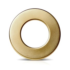Brass Flat Washer, M2 Metric Bronze Washer for Screws Bolts, DIN 934, 2mm ID, 5mm OD, 0.5mm Thick (Pack of 300)