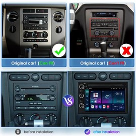 7" Double Din Car Radio Stereo for Ford F150/250/350 2006-2015 with Android 13 Wireless & Wired Carplay Android Auto，GPS Navigation/SWC/Backup Camera+MIC