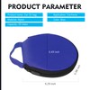 MOXRUQ 1 PC Car CD Storage Bag, 6.3" diameter Round