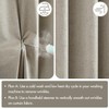 MIULEE Linen Textured 100% Blackout Curtains for Bedroom 90 Inches
