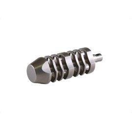 TEC Accessories T3-6X Titanium Isotope Triode Fob - Titanium Housing for 6 Tritium Vial (Not Included) - Everyday Carry Tritium Keychain Accessory - Cool Keychains Accessories