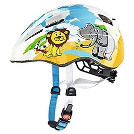 uvex kid 2 - leichter Fahrradhelm für Kinder - individuelle Größenanpassung - erweiterbar mit LED-Licht - desert - 46-52 cm