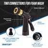 SwiftJet Car Wash Foam Gun + Microfiber Wash Mitt -