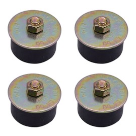 HABIIID 4 Packs Rubber Expansion Plug 1-1/2 Inch to 1-5/8 Inch （38mm -41mm） Rubber Freeze Plug,Replace Engine Expansion Plugs 025033, 58253, 570-009, Black