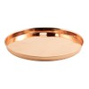 Round Copper Tray, 12-in