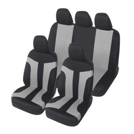 Auto Accessori Lupex - Universal Car Seat Covers LS05 | Colour Grey | Set Front and Rear | Polyester | No SUV
