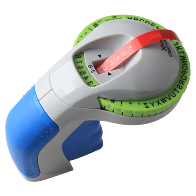 Manual Label Embosser Three Dimensional Texture Self Cutting Portable Handheld