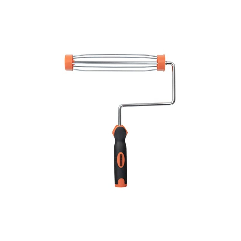 Black+Decker 9-Inch Paint Roller Frame, Sturdy Aluminum Handle, Compatible with