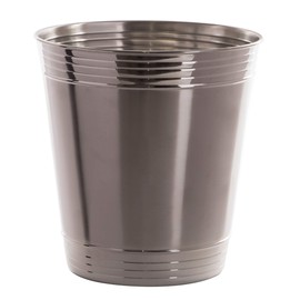 BINO - Papelera de metal para baño, oficina, cocina, Matte/Shiny