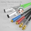 PlugSaf 12FT 3 in 1 Trailer Air Line Hose Kit