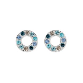 Radley Signature Ladies Silver Round Stones Stone Disc Earrings RYJ1111